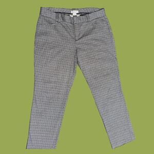 Calvin Klein Relaxed Fit Black and White Chinos, Size 12